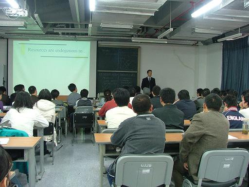 Dr. Jesse为双硕士项目同学们讲课
